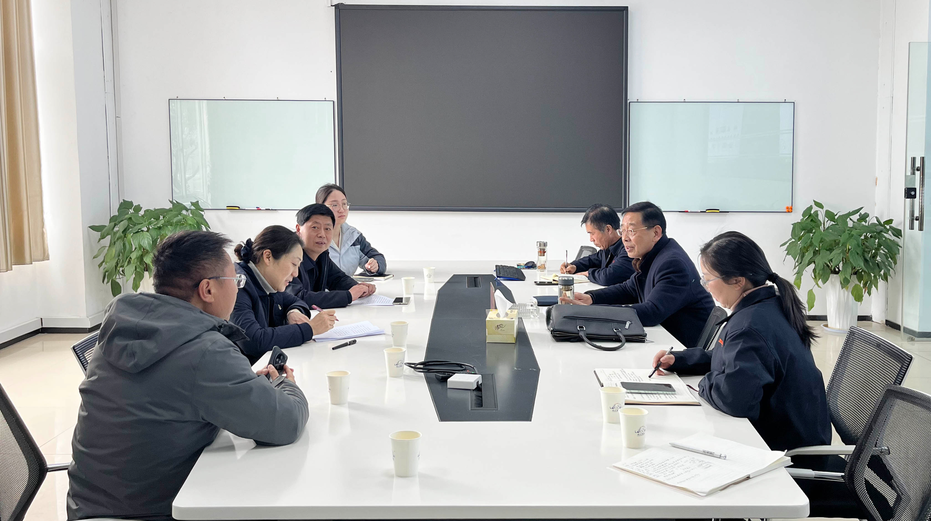 淮北市科技局局长王蕾调研安徽理士新能源&南开大学合作项目